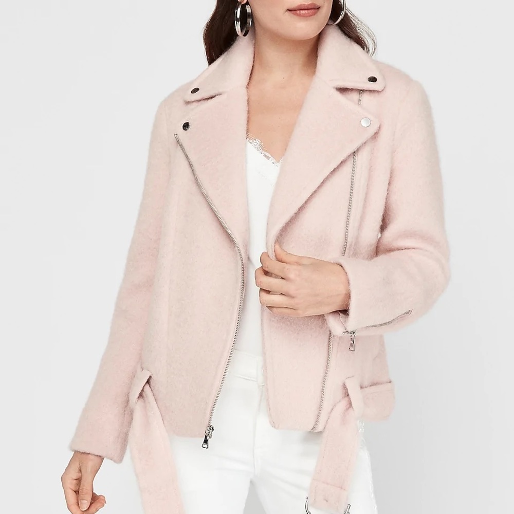 Express Wool Moto Jacket